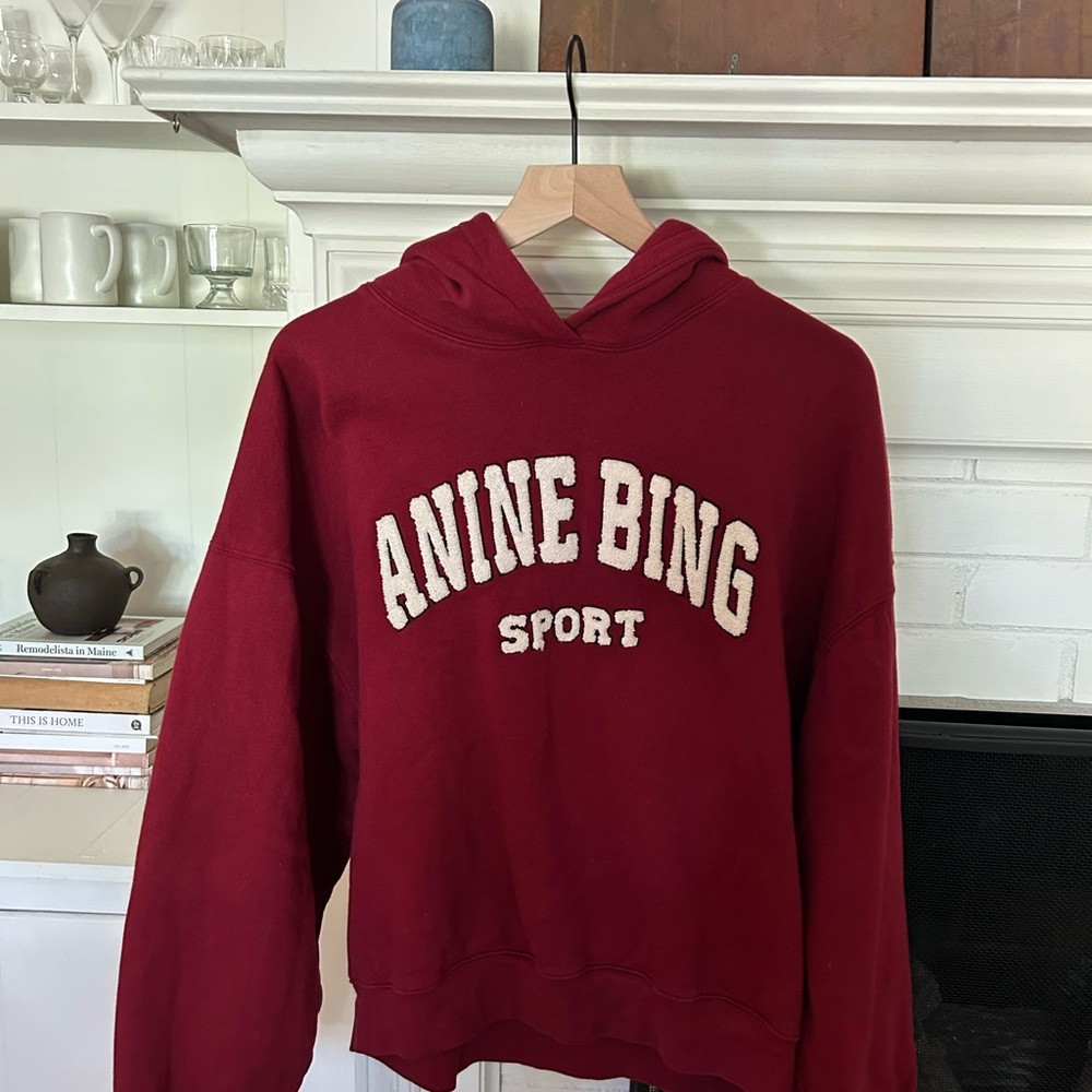 Anine Bing Cabernet Alec Hoodie